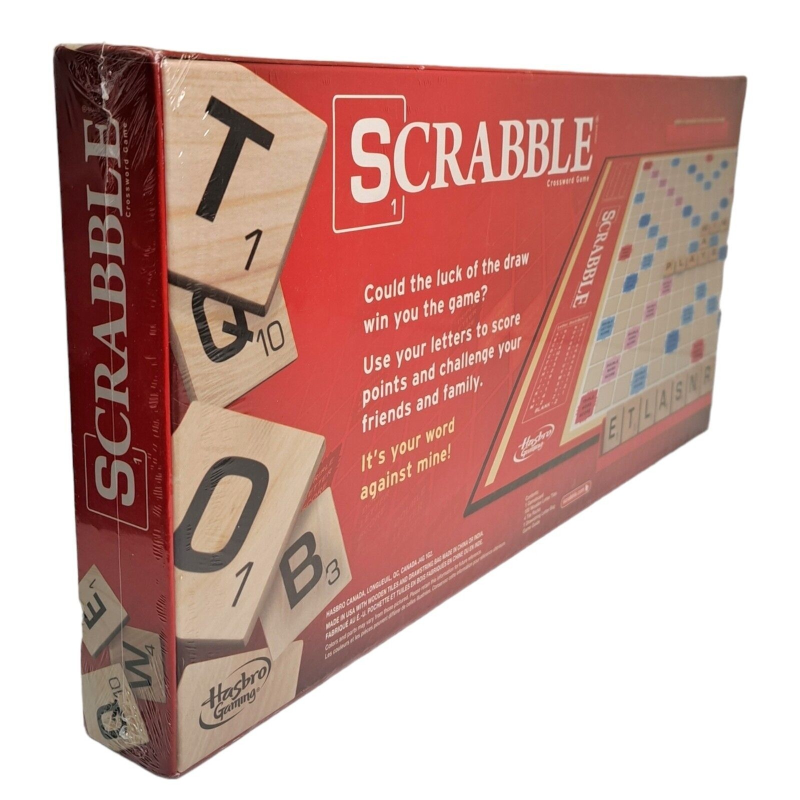 Scrabble Every Letter Counts Board Game Spelling Family Fun Night Hasbro 2013