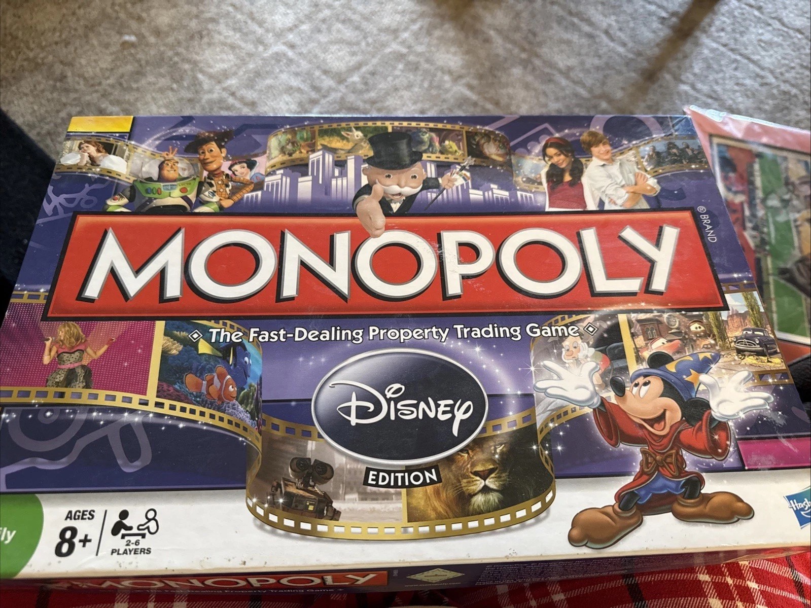 MONOPOLY DISNEY EDITION (2009) 6 PEWTER PIECES 1 GOLDEN TINKER BELL Game Piece