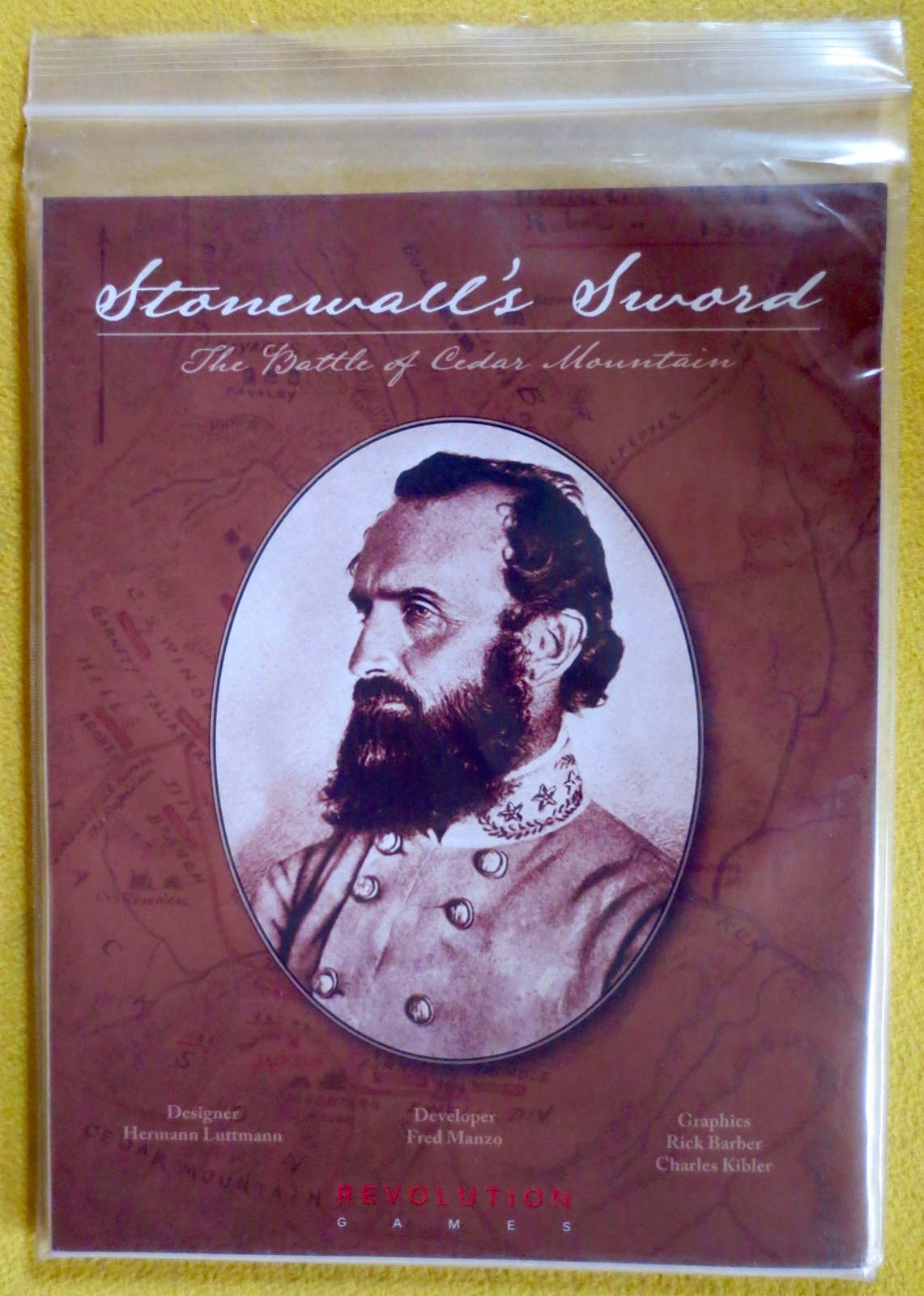 Stonewall’s Sword – The Battle of Cedar Mountain Revolution Games 2015 unpunched