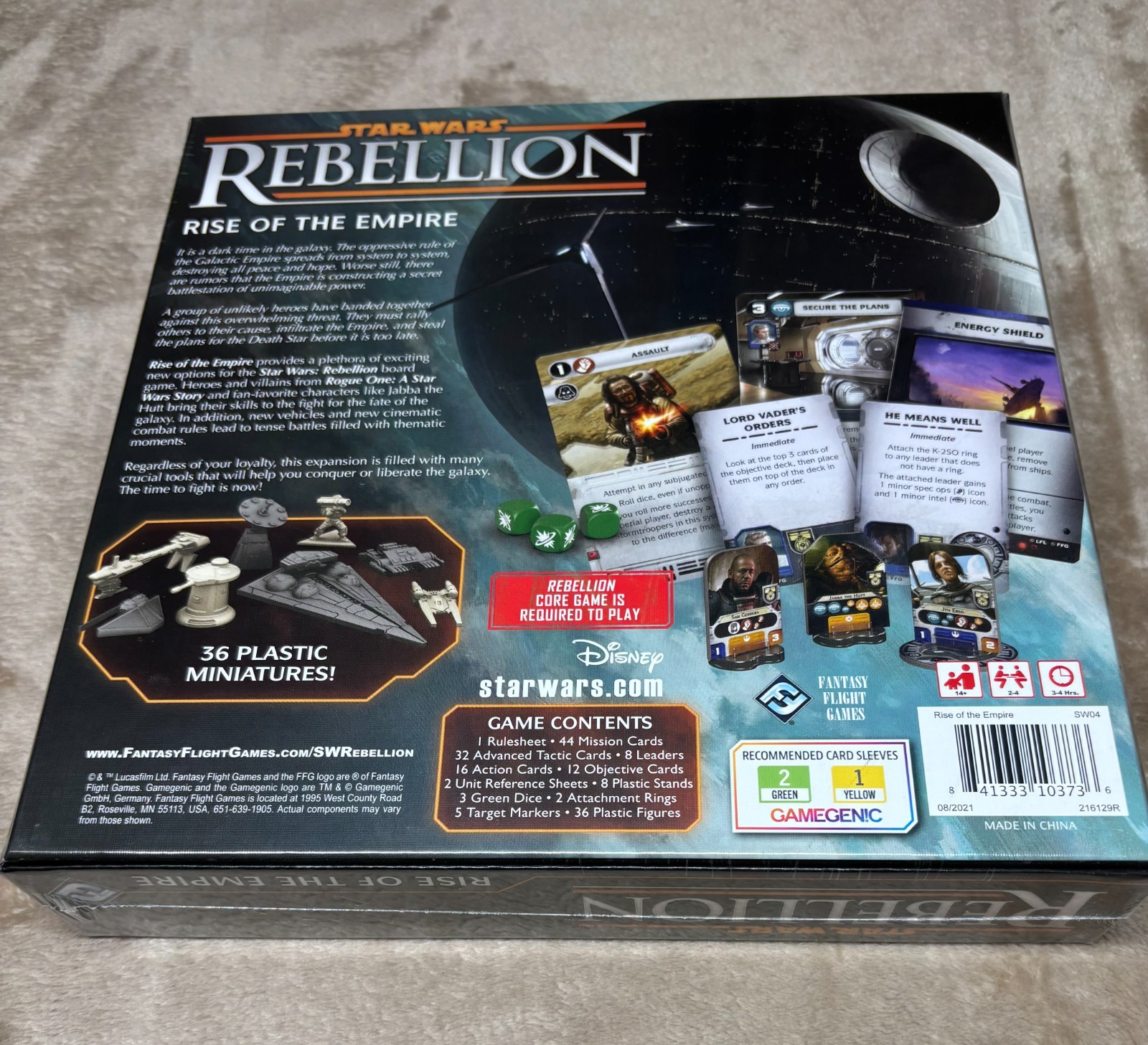 Star Wars Rebellion Expansion: Rise Of The Empire – SEALED! Fantasy Flight Games