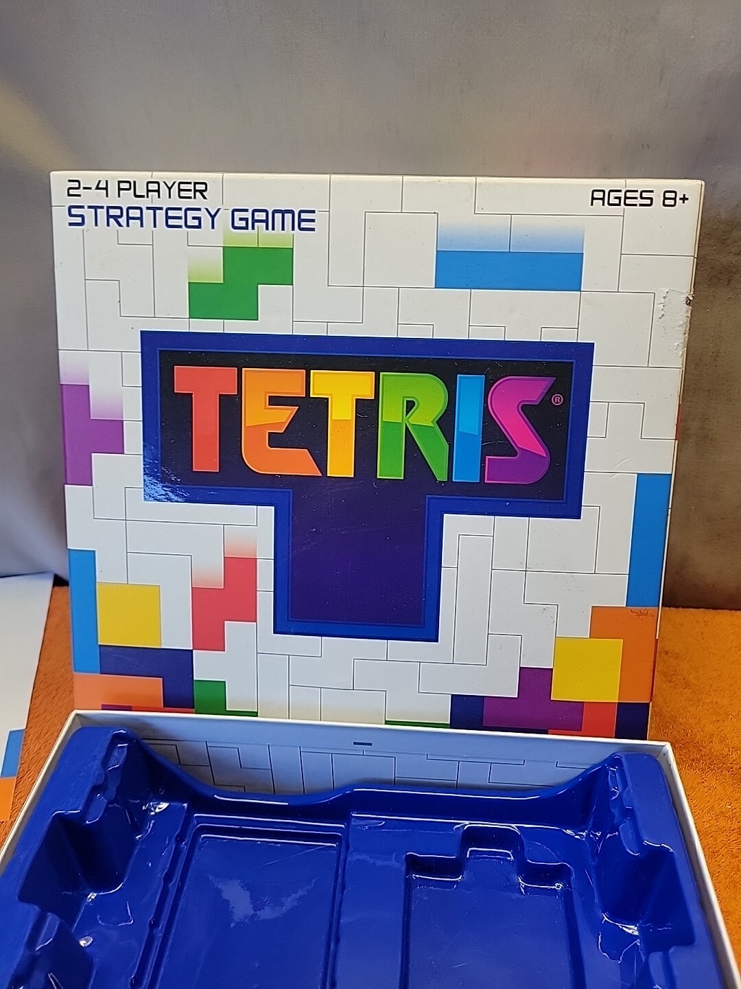 L•Vintage TETRIS Board Game Head-To-Head Multiplayer Strategy Game COMPLETE