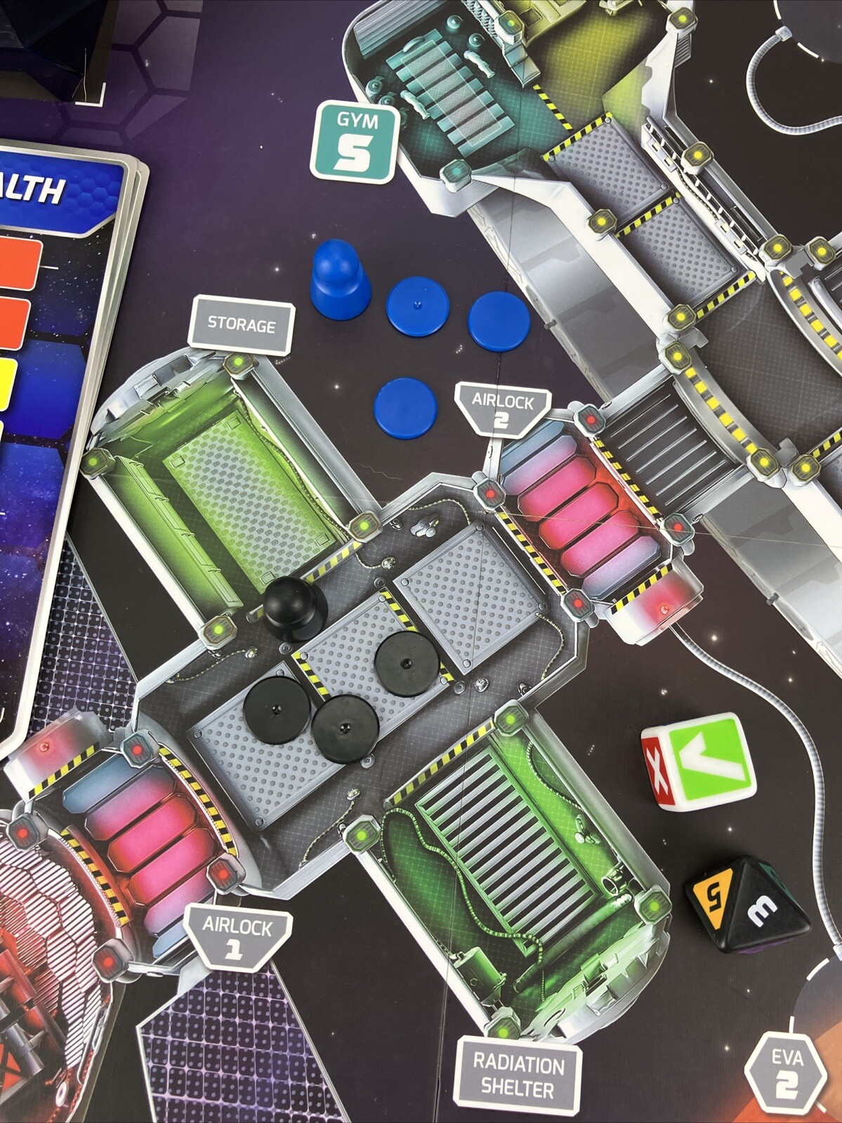 Mission Critical: Mars Cooperative Space Adventure BoardGame Talking Computer