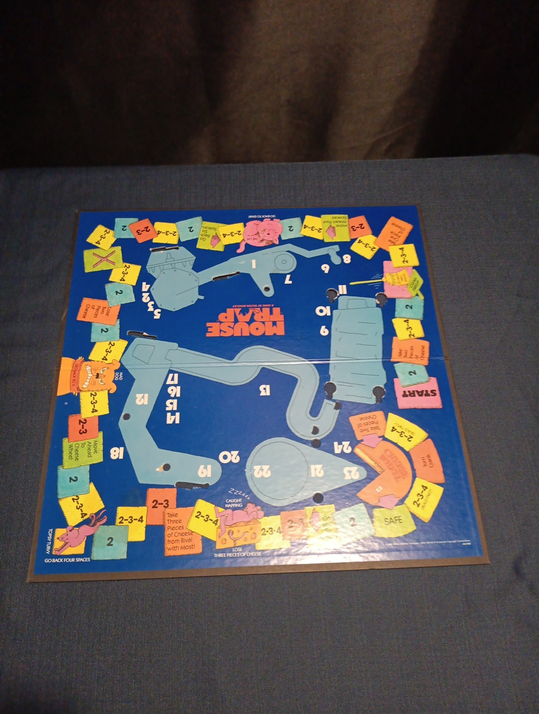 VINTAGE 💯 % Mouse Trap COMPLETE Milton Bradley 1986 Classic Board Game Family