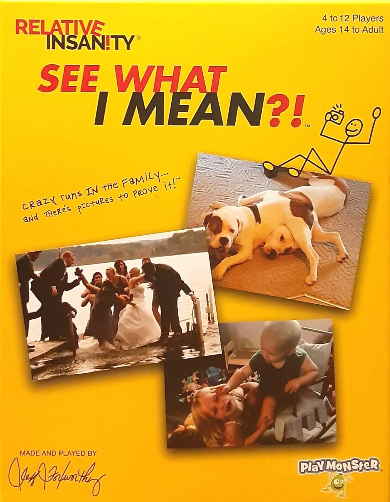 Relative Insanity® See What I Mean? Party Family Game NIB