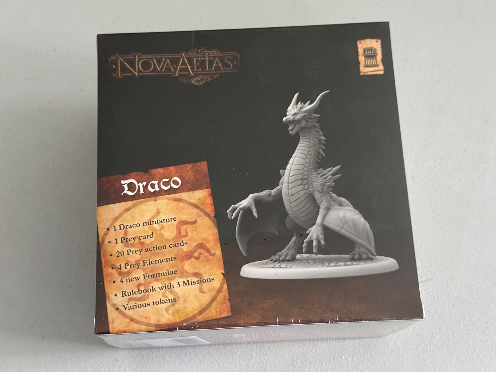 Nova Aetas Board Game Draco Expansion Mini/Cards/Missions BRAND NEW!