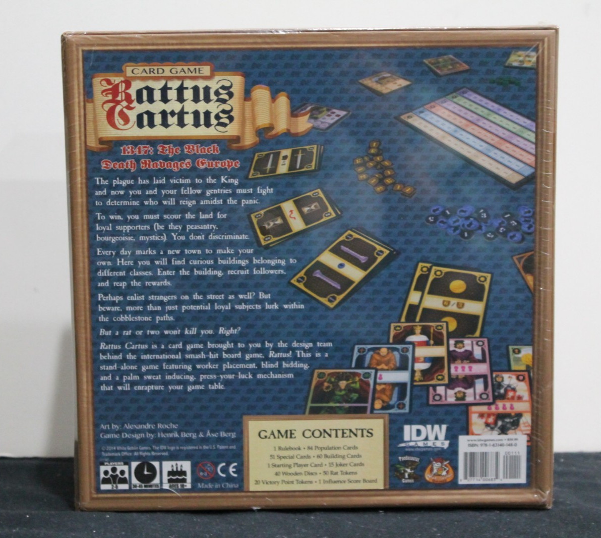 Rattus Cartus Card Game – IDW Games – Reign Amidst The Panic – New Sealed