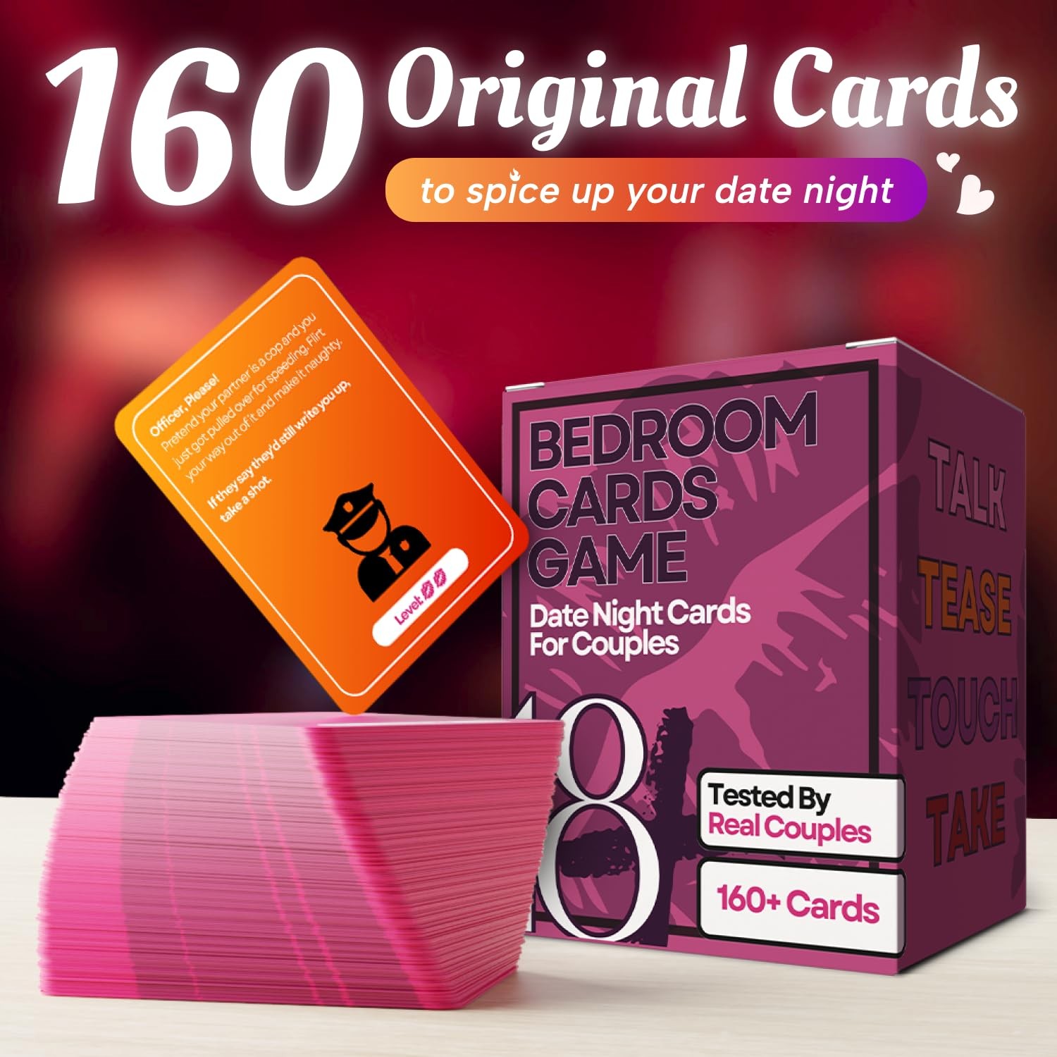 160 Cards Couples Games for Adults – Romantic Naughty Game Date Night Ideas …