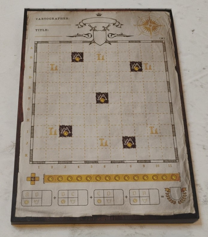 2019 Cartographers Jordy Adan A Roll Player Tale Board Game COMPLETE