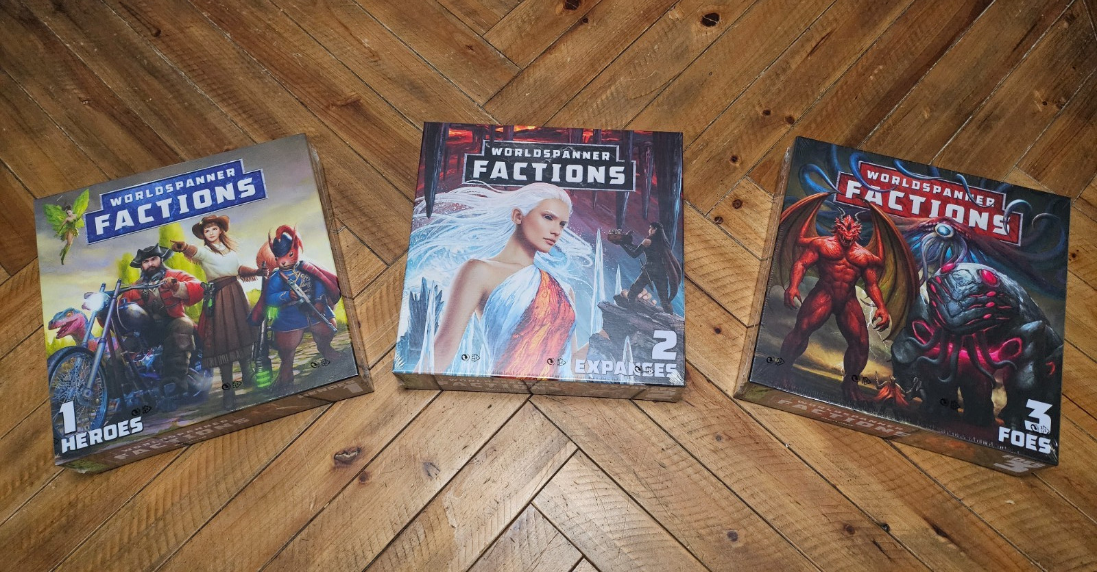 WORLDSPANNER FACTIONS Tactical Adventure Board Game | UNOPENED | 1-3 Pack Bundle