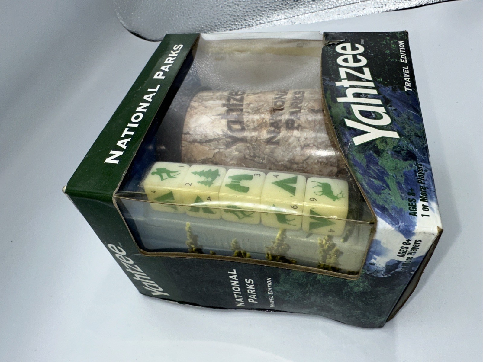 Hasbro Yahtzee National Parks Travel Edition Indoor/Outdoor New In Damaged Box