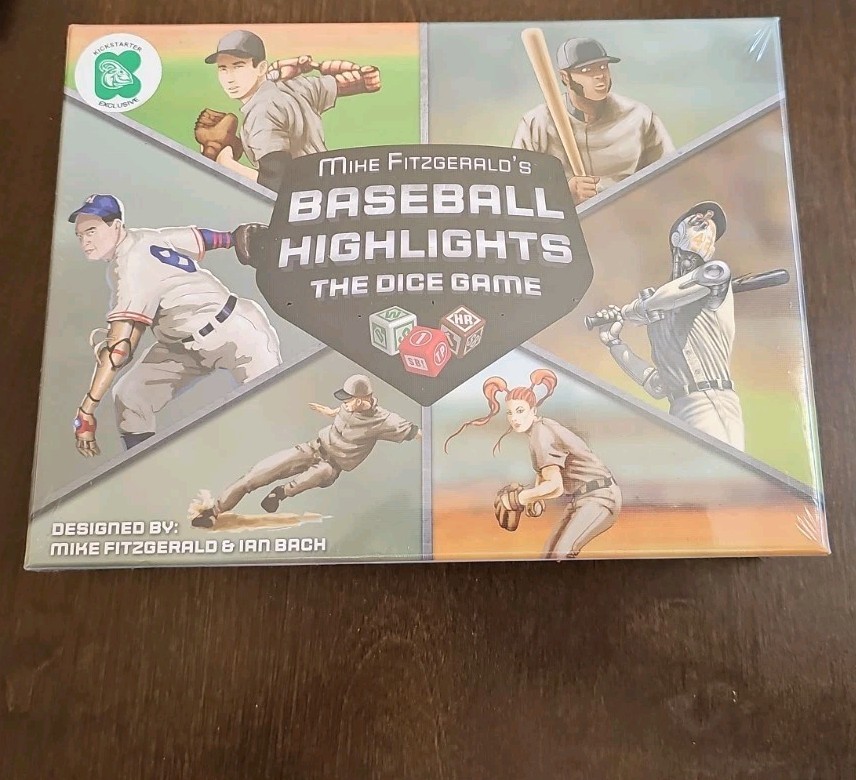 Baseball Highlights: The Dice Game. New Sealed Kickstarter Exclusive