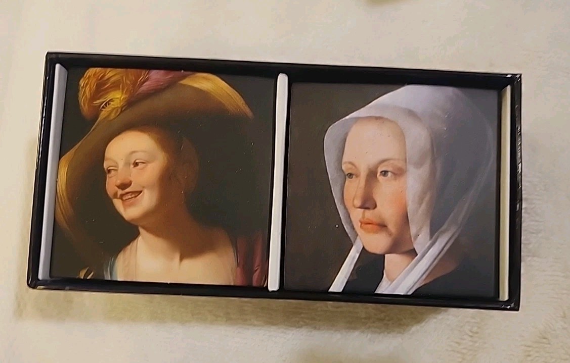 Old Masters Memory Game Matching Card Game BisPublishers Free Shipping USA OBO