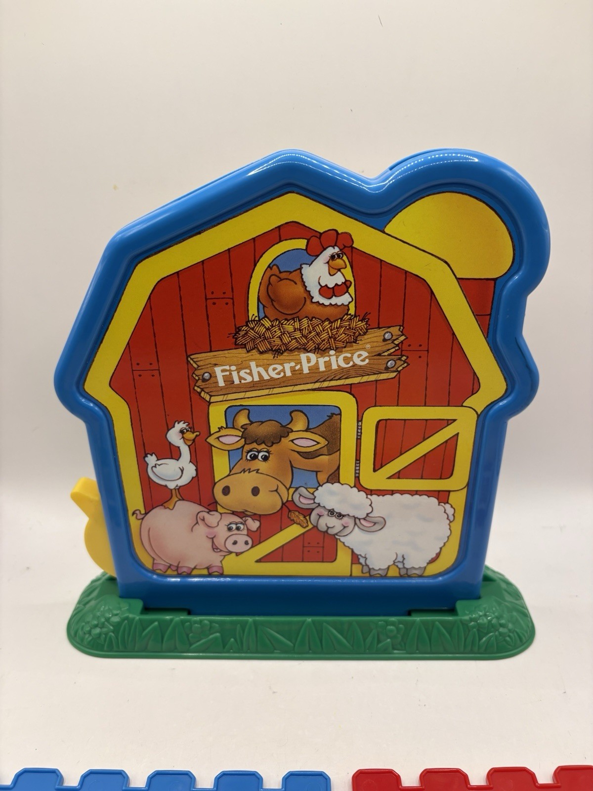 Vintage Barnyard Bingo Fisher Price With Case Missing 1 Red Token As Shown