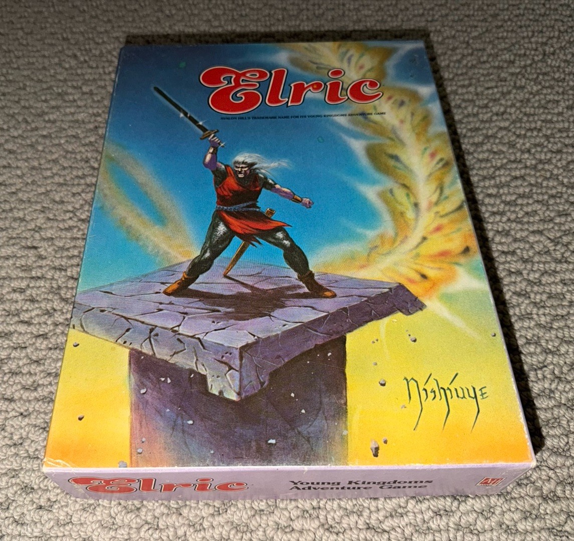 Elric Young Kingdoms Adventure Game | Avalon Hill | 1984 | UNPUNCHED!