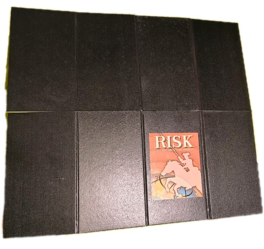 Risk Game Vintage Collection Wooden Book Shelf Box Complete W/Instructions 2005