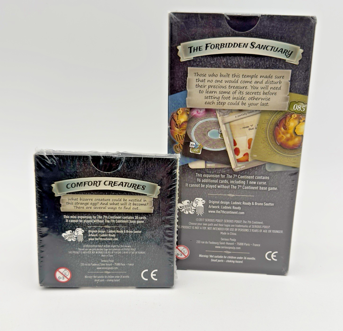 The 7th Continent Expansion The Forbidden Sanctuary & Comfort Creatures – NEW