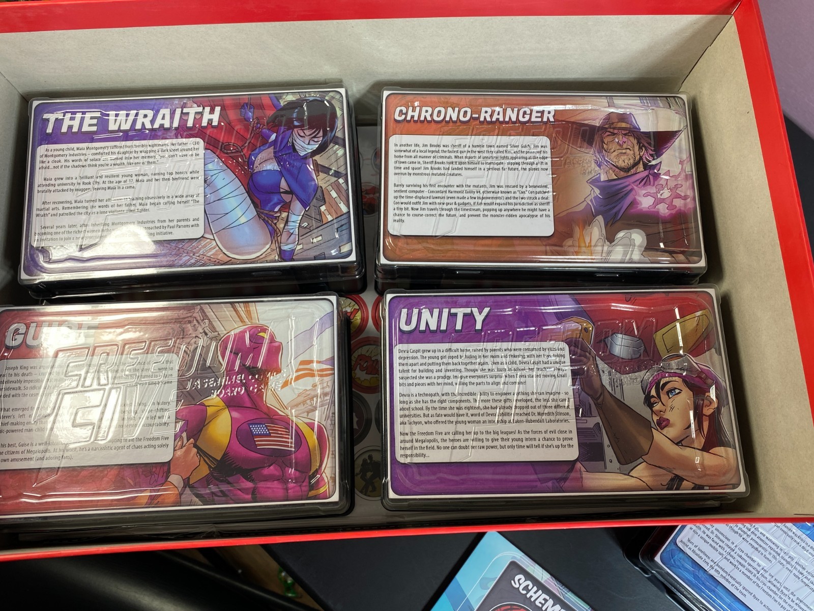 Arcane Wonders core game unpainted Freedom Five Kickstarter Board Game new boxed