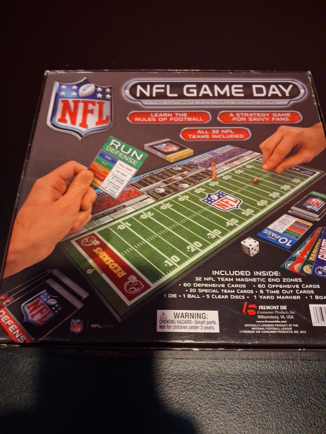 Fremont Die NFL Game Day Football Board Games
