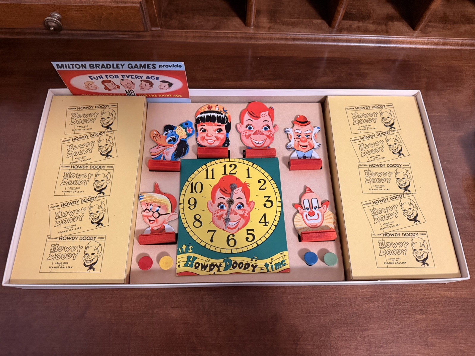 Vintage 1950s Howdy Doody’s TV Game Milton Bradley Board Game # 4240