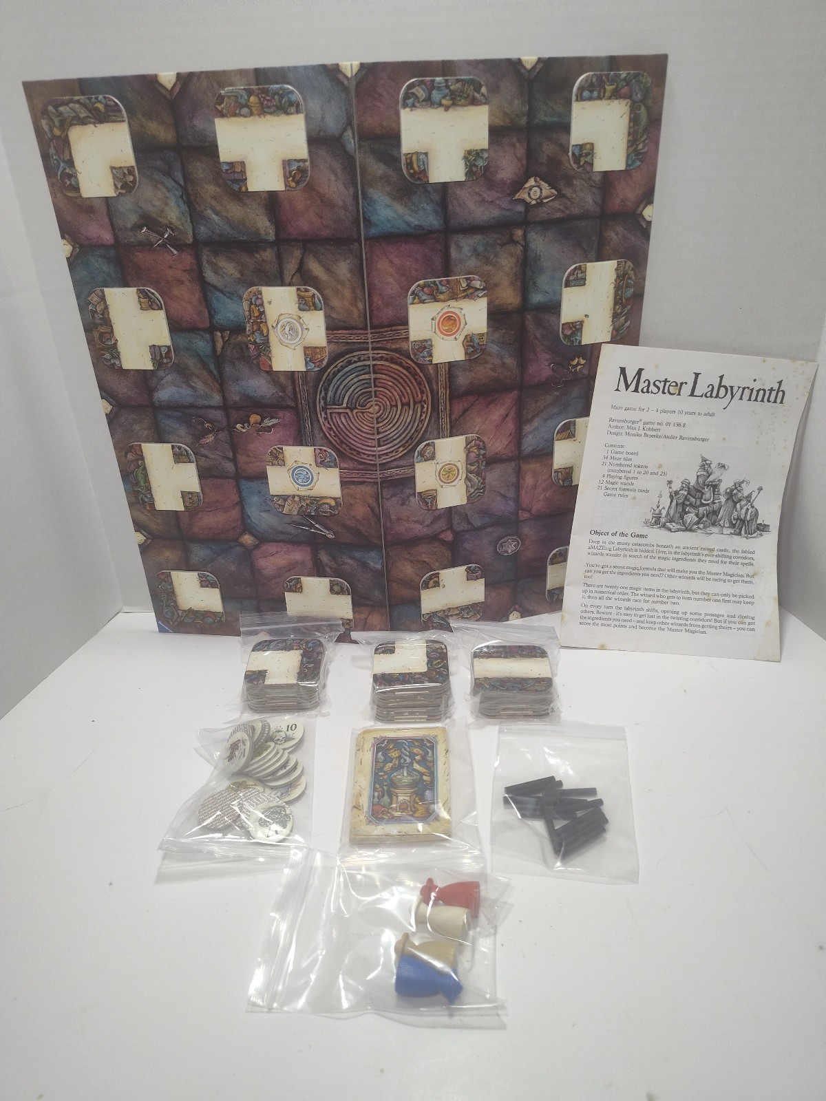 Ravensburger Master Labyrinth Board Game 1997 Complete Pierre Belvedere