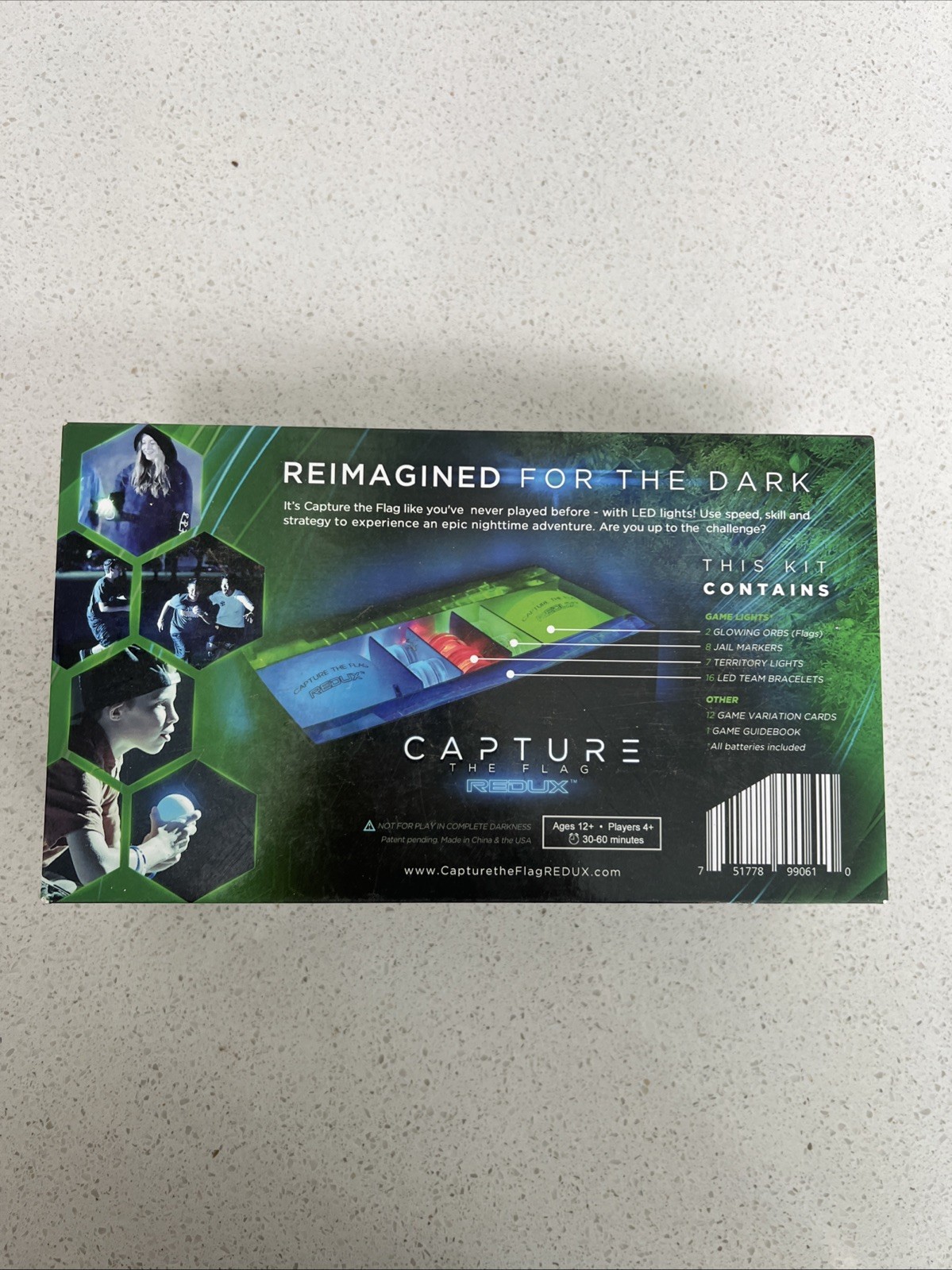 Capture the Flag REDUX – Glow-in-the-Dark Outdoor Game – Open Box