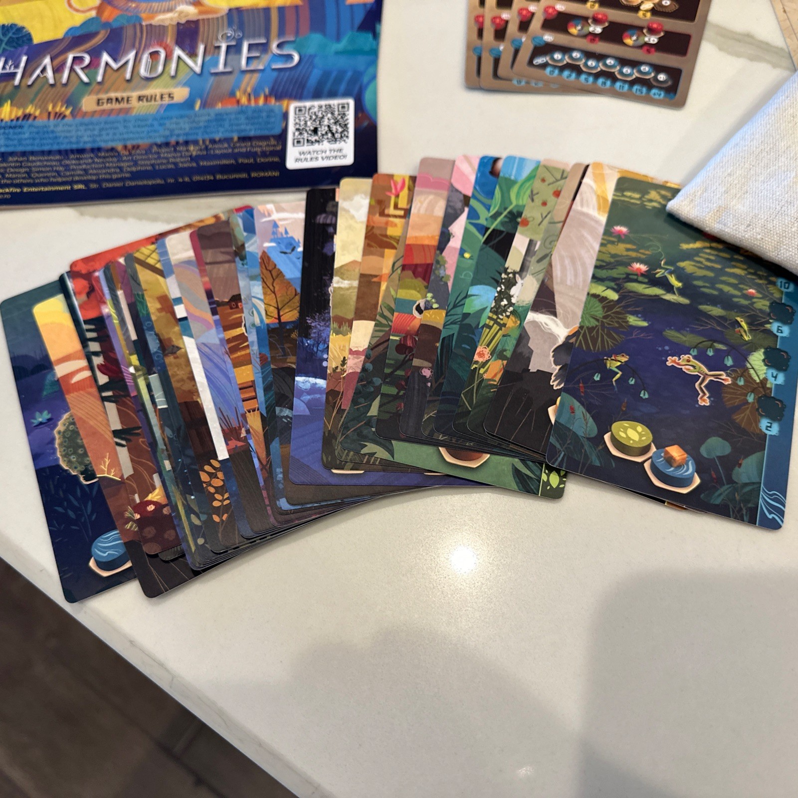 Harmonies Board Game 1-4 Players – Excellent Condition