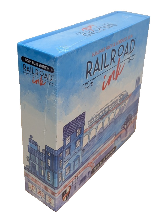 RAILROAD INK Deep Blue Edition Puzzle Game Hjalmar Hach Lorenzo Silva New Sealed