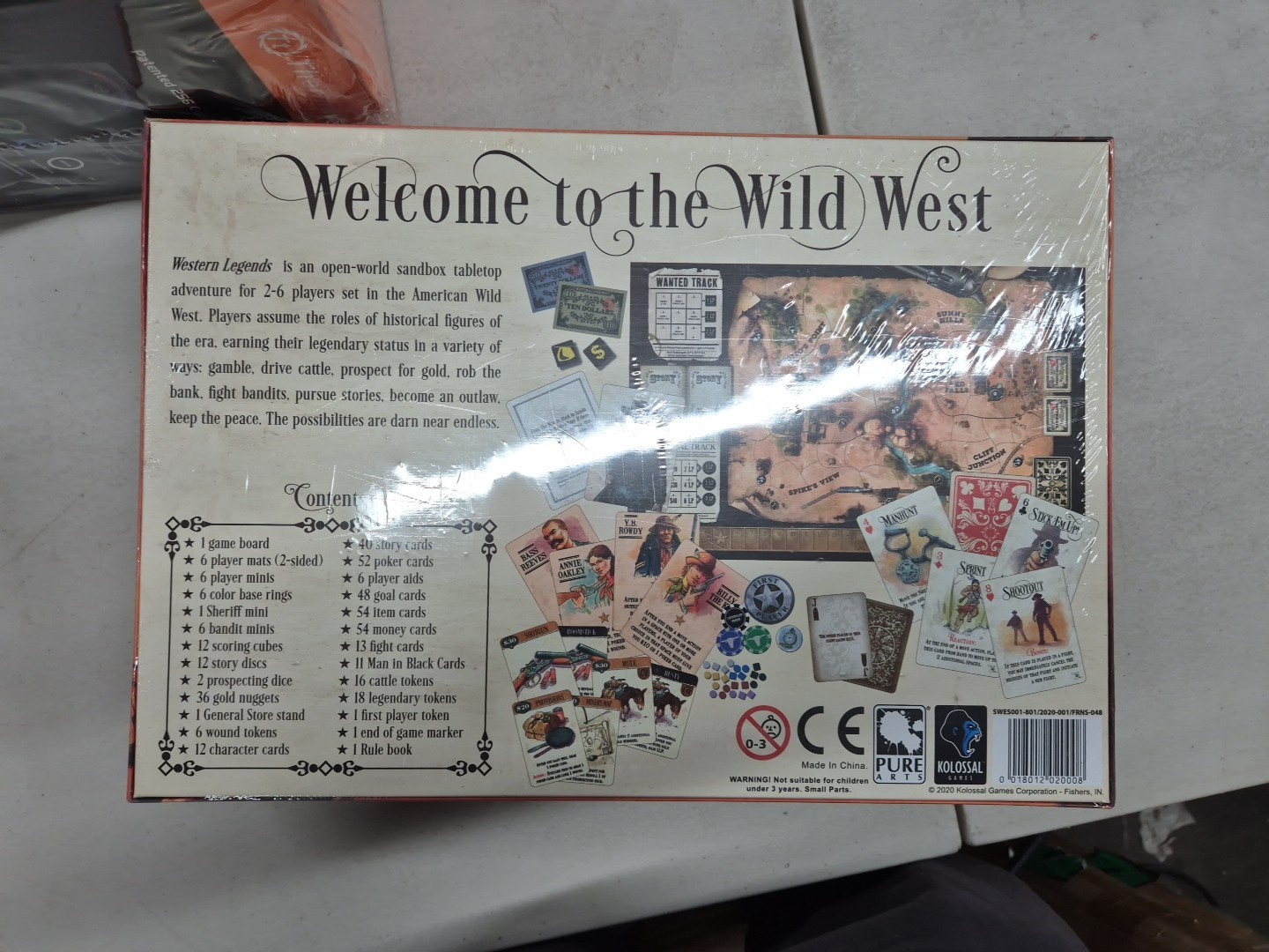 Western Legends Board Game : Brand New and Manufacturer Sealed