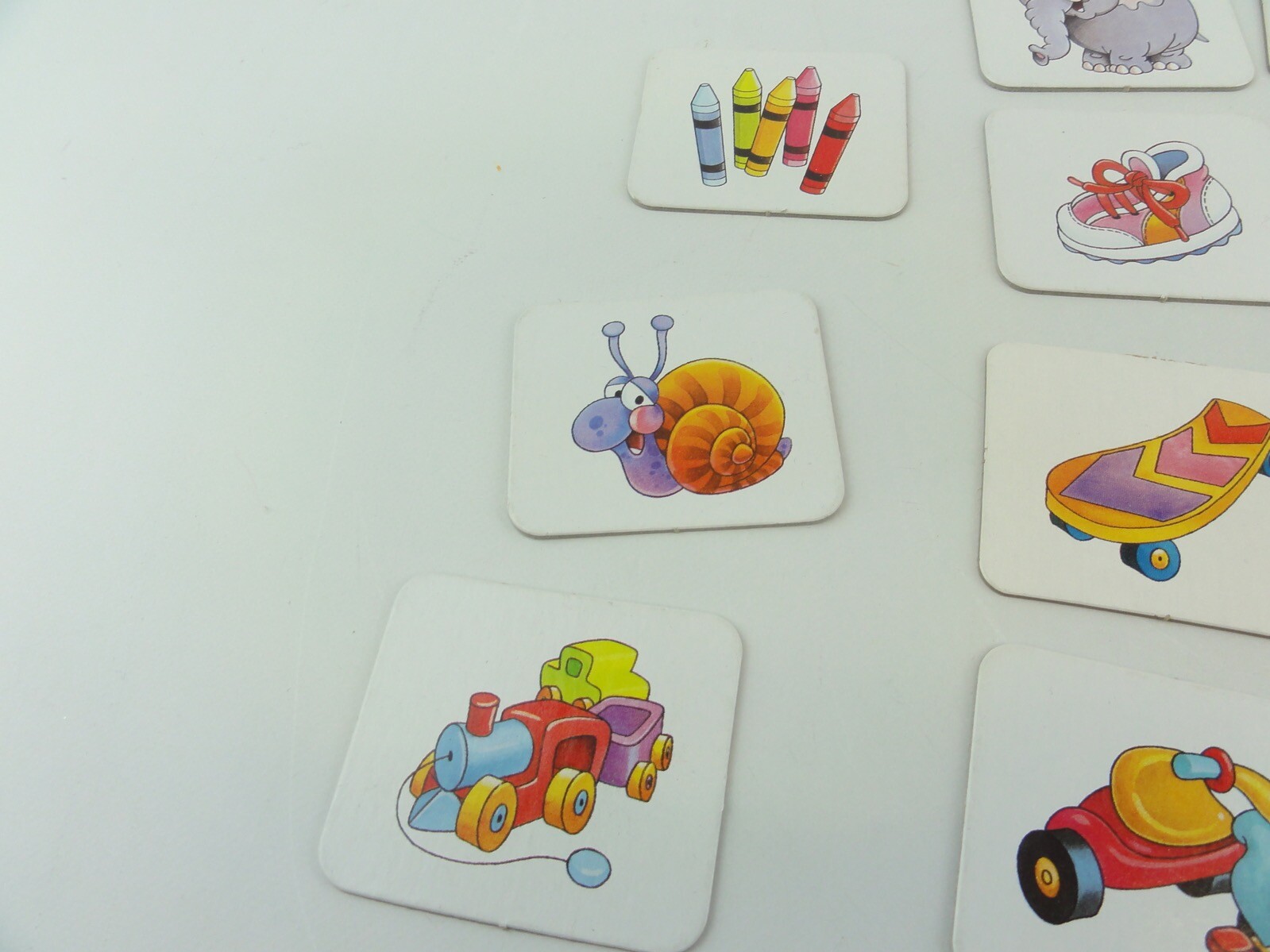 Original Memory Game 23 Picture Cards Replacement Only 2001 Milton Bradley