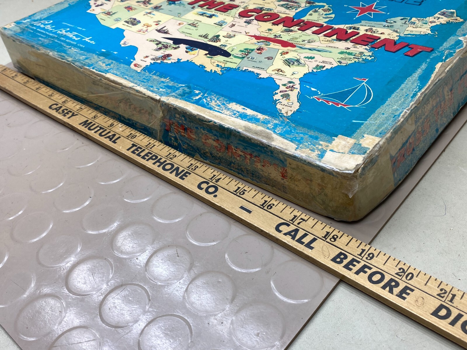 Vintage Parker Brothers The United States Game Across the Continent Game