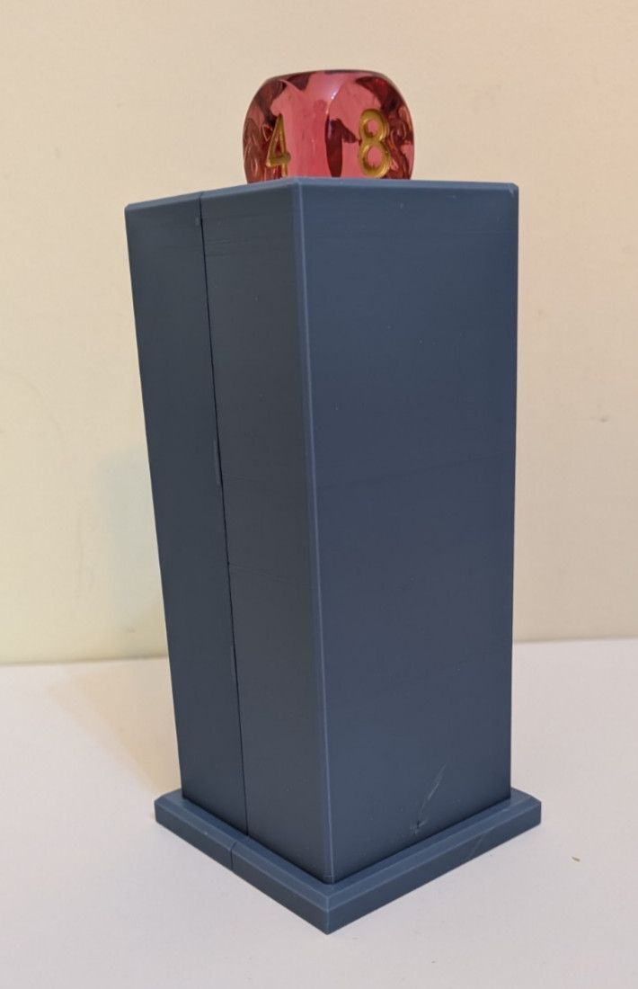 Cube-Tower™ Backgammon Doubling Cube Display & Storage Tower – Choose Color