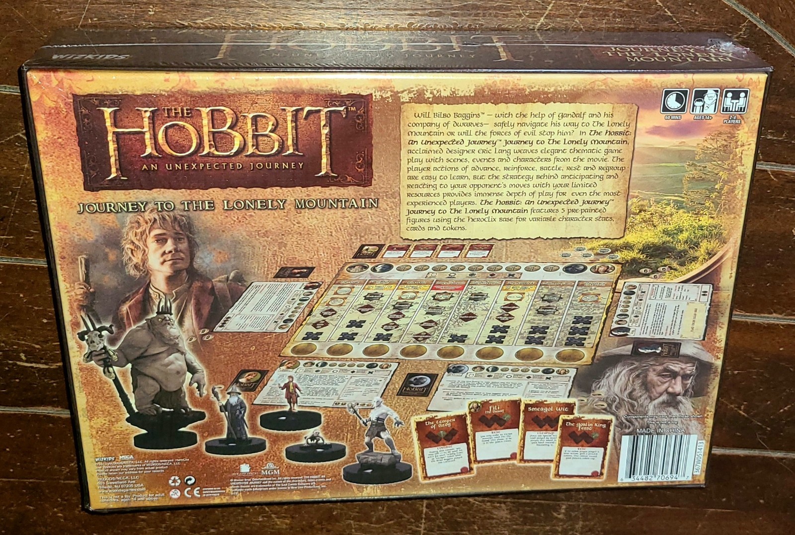 HOBBIT UNEXPECTED JOURNEY: Journey to Lonely Mountain Board Game (WizKids, 2013)