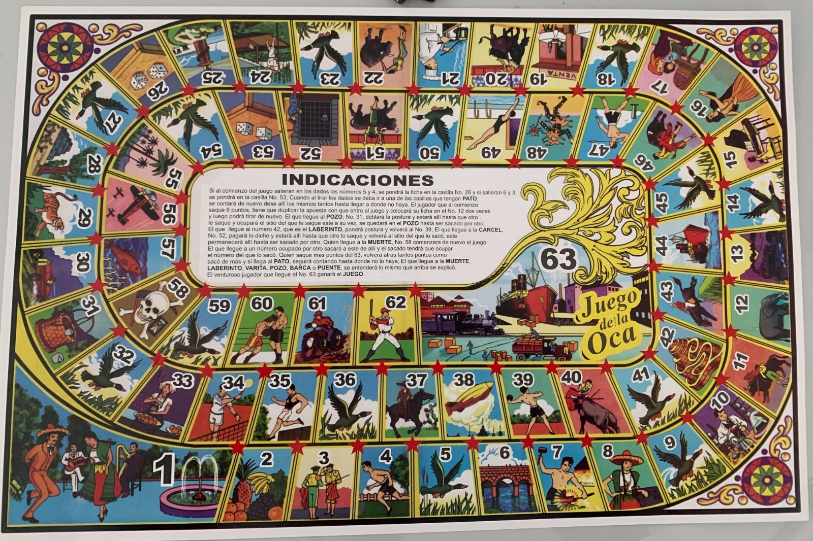 Juego de la Oca y Serpientes y Escaleras