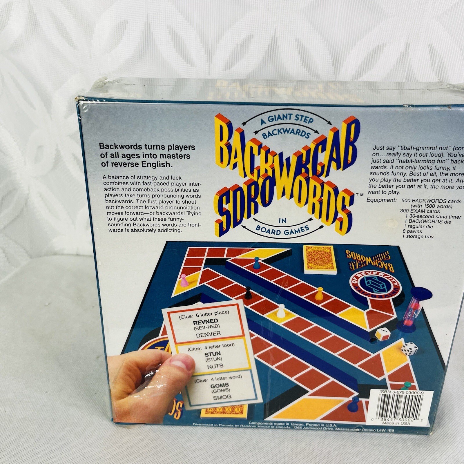 Random House “Backwords” Board Game New Sealed 3-8 Players Reverse English