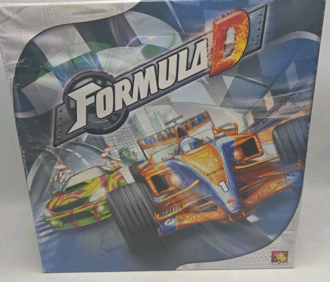 Formula D Board Game by Asmodee 2013 Playmachine Racing Cult