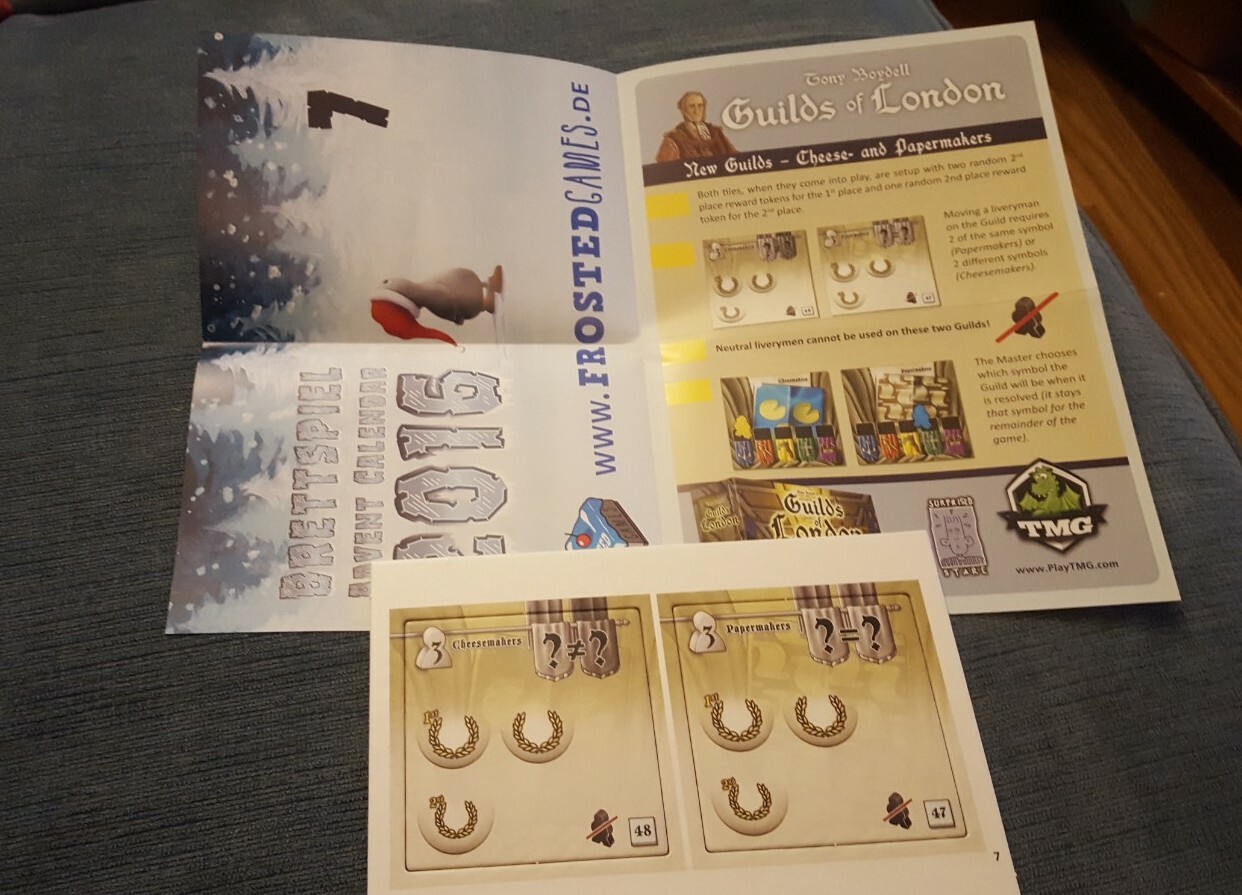 Guilds of London – Promo – Brettspiel Advent Calendar 2016 #7