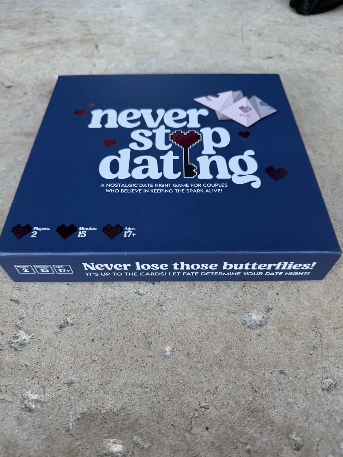 New Sealed Never Stop Dating Board Game Adult Party Game