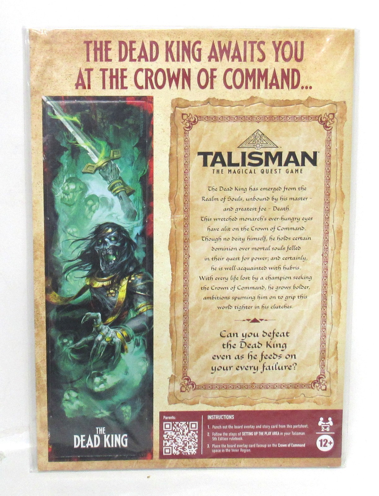 New Sealed Talisman 5e The Dead King Promo Expansion Overlay White Dwarf