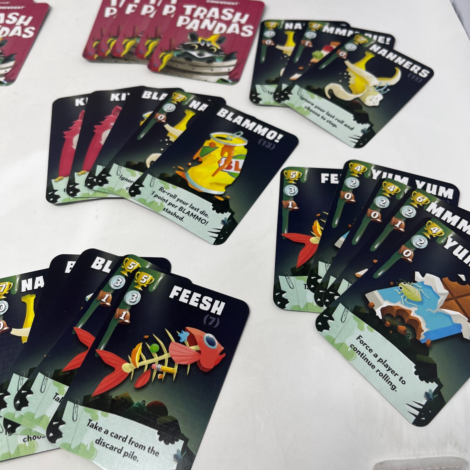 Gamewright Trash Pandas Card Game 2018 COMPLETE