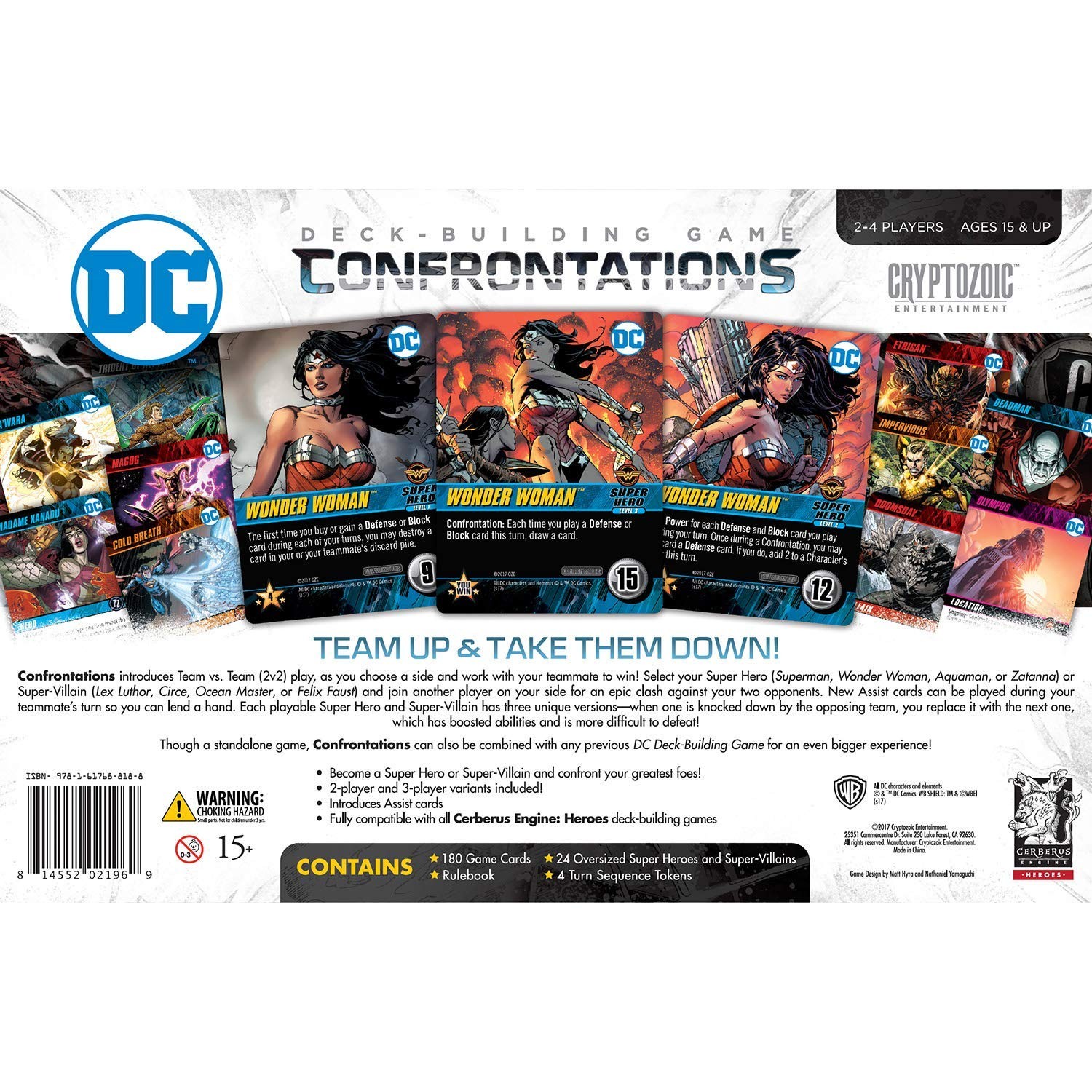 Cryptozoic Entertainment Dc Deck-Building – 2V2 – Dc Characters To