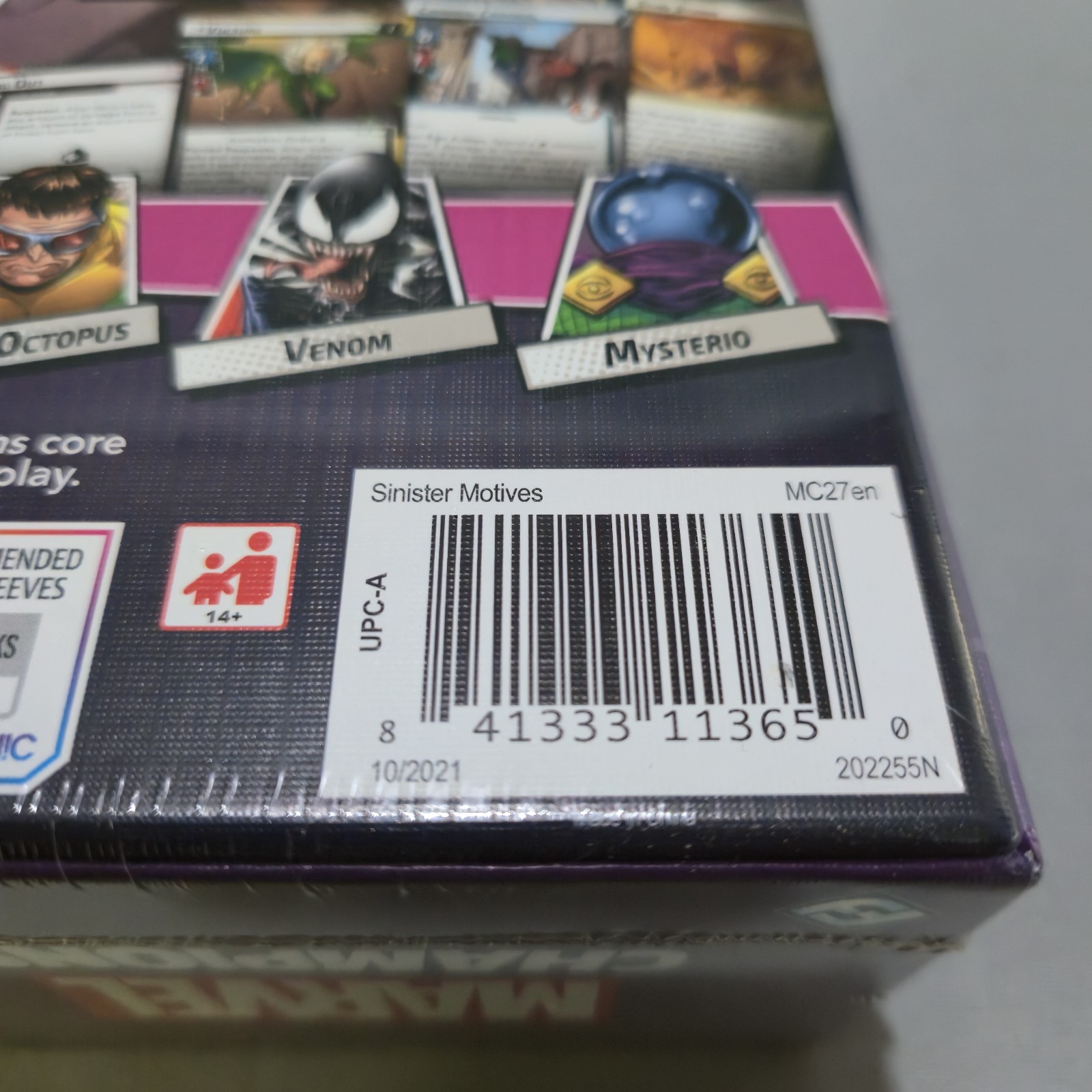 Marvel Champions Sinister Motives expansion Ghost Spider Miles Morales SEALED