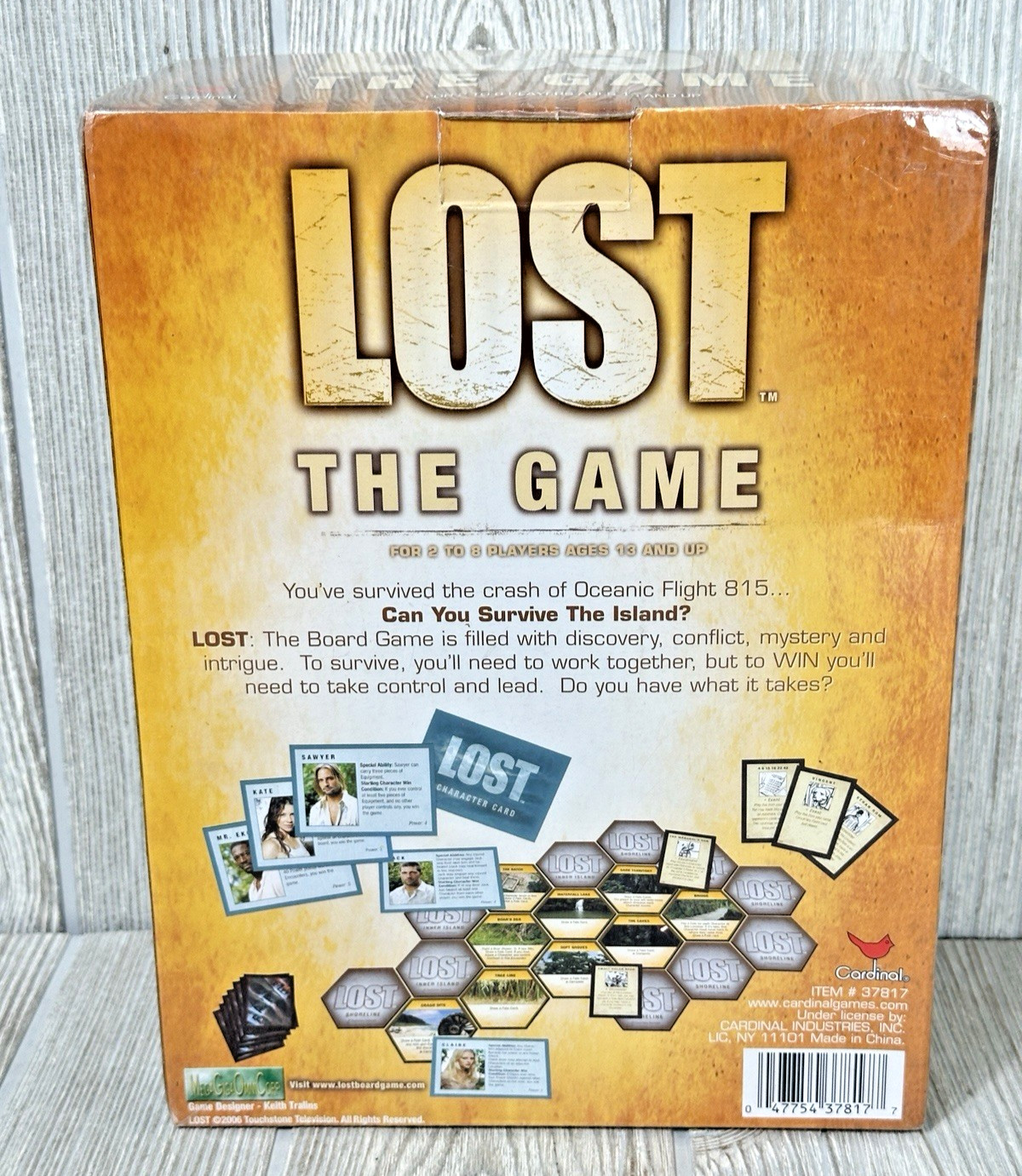 Lost The Game TV Show Board Game Mystery Tribe Victory Conflict Cardinal NEW