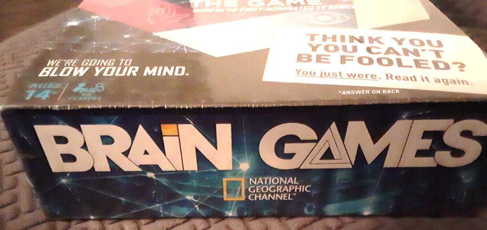 Brain Games National Geographic Channel Complete Board Game Family Education NOS