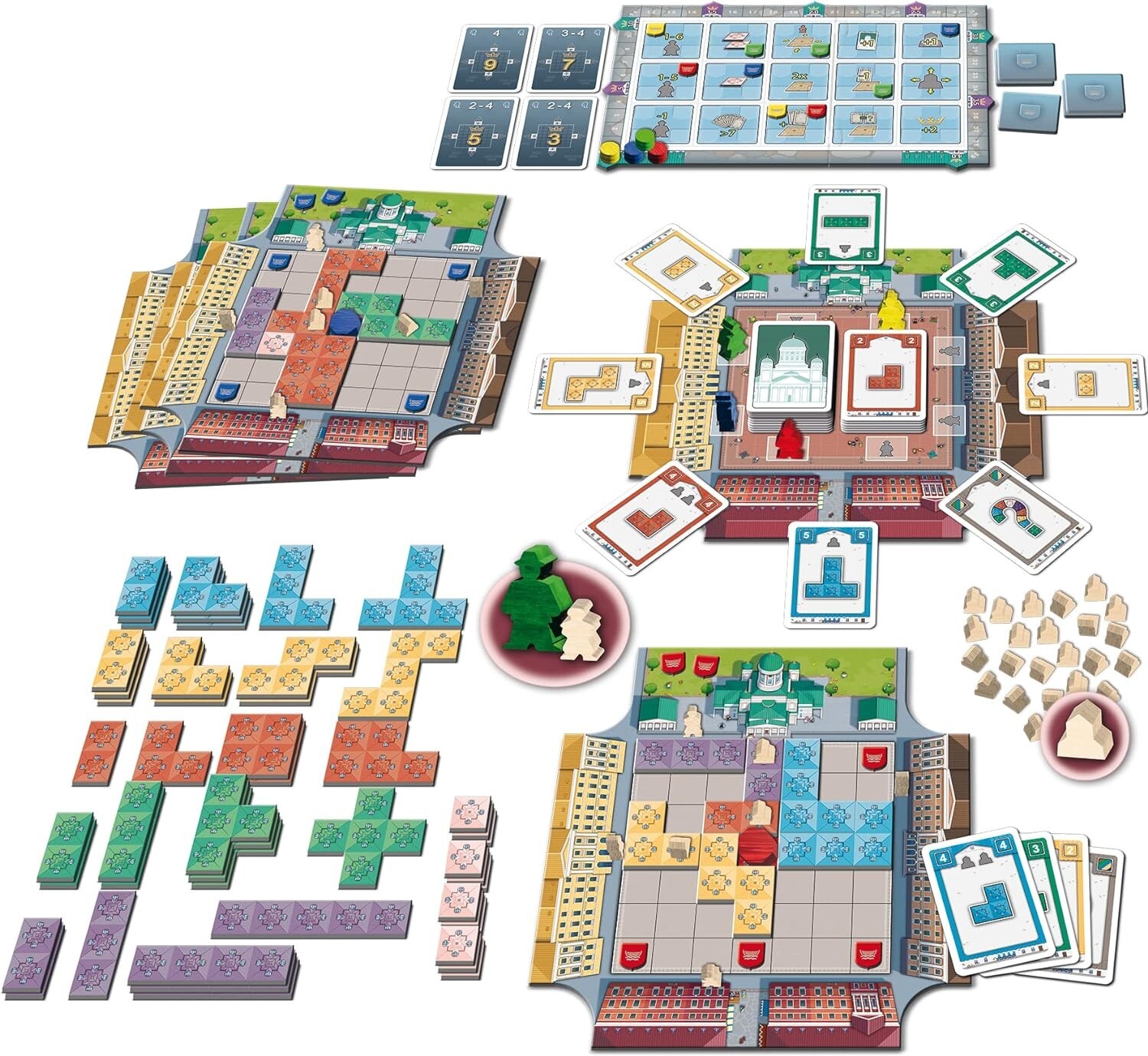 LOT of FOUR (4) – Helsinki + Expansion, Copenhagen Deluxe + Queenie – BRAND NEW