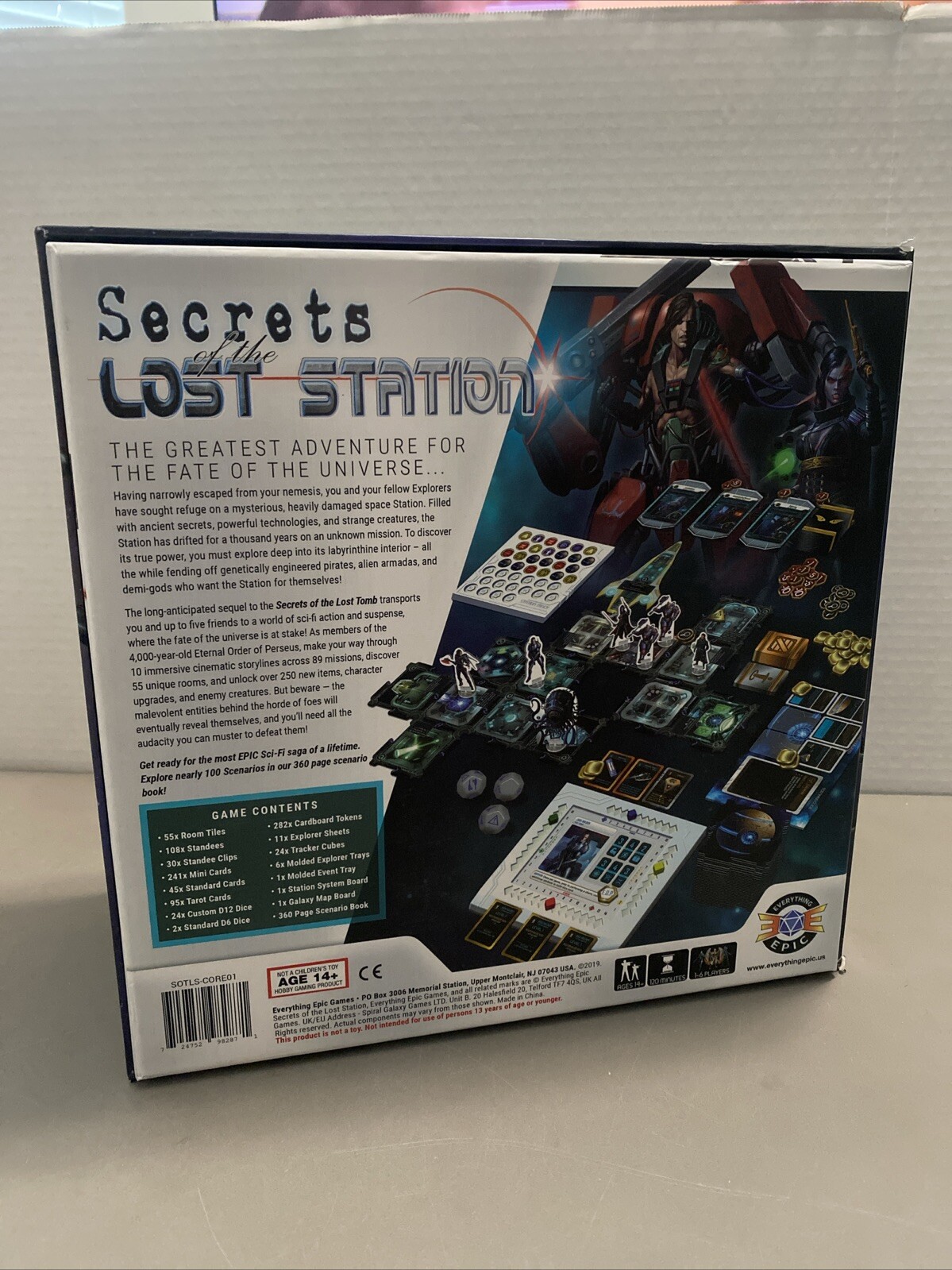 Everything Epic Board Game Secrets of the Lost Station Strategic Adventure SciFi