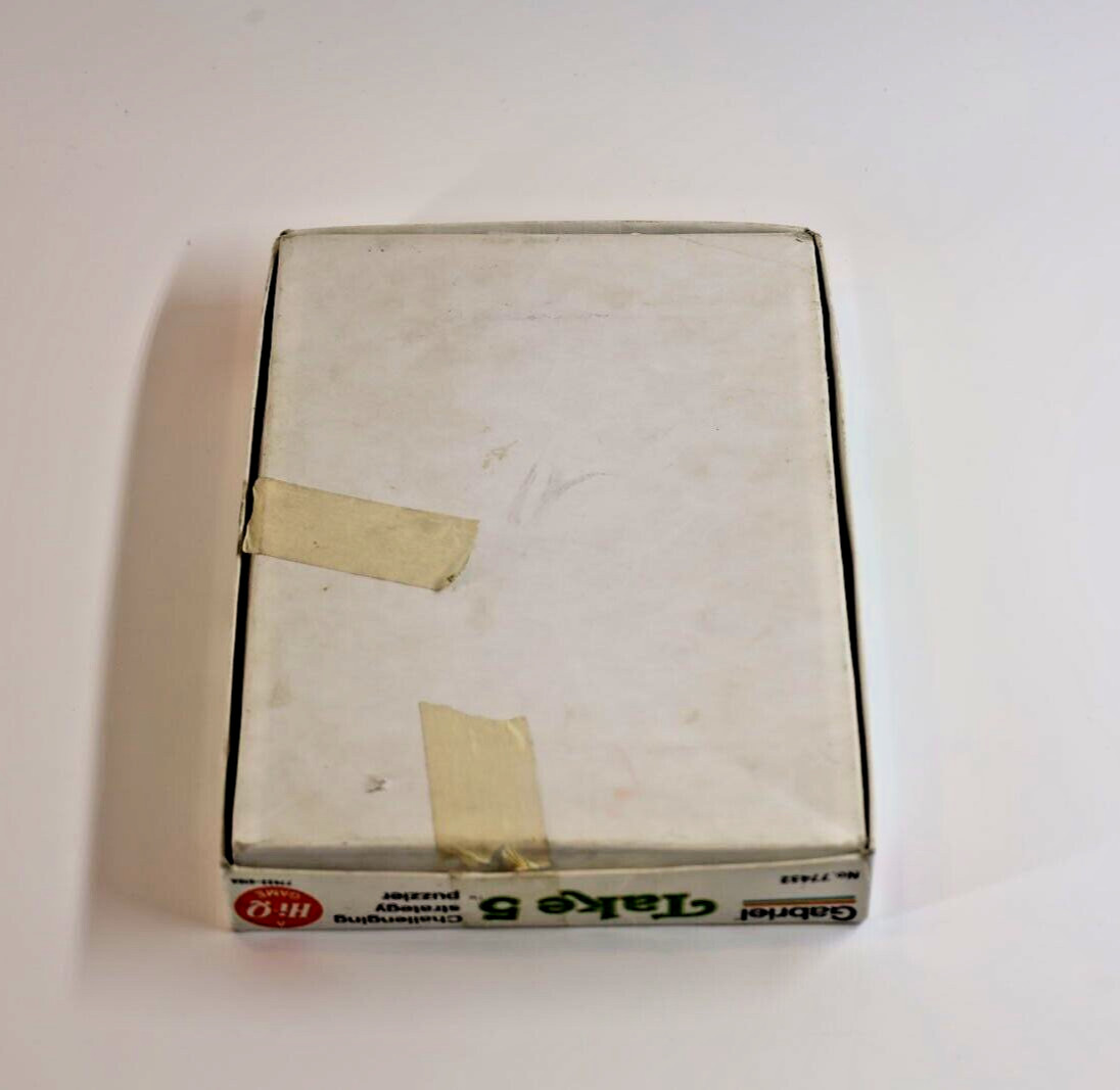 Take 5 Strategy Puzzler Game 1977 Complete