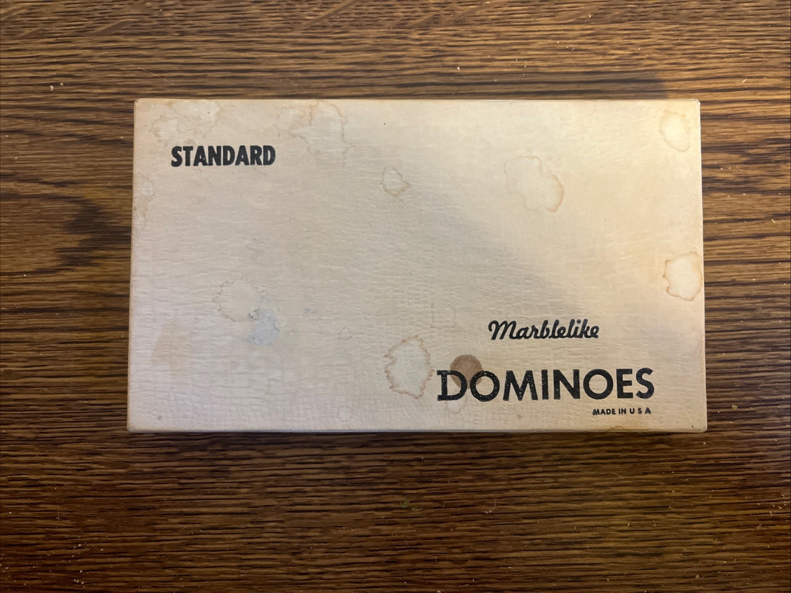 Vintage Marblelike Dominoes Standard Set of 28