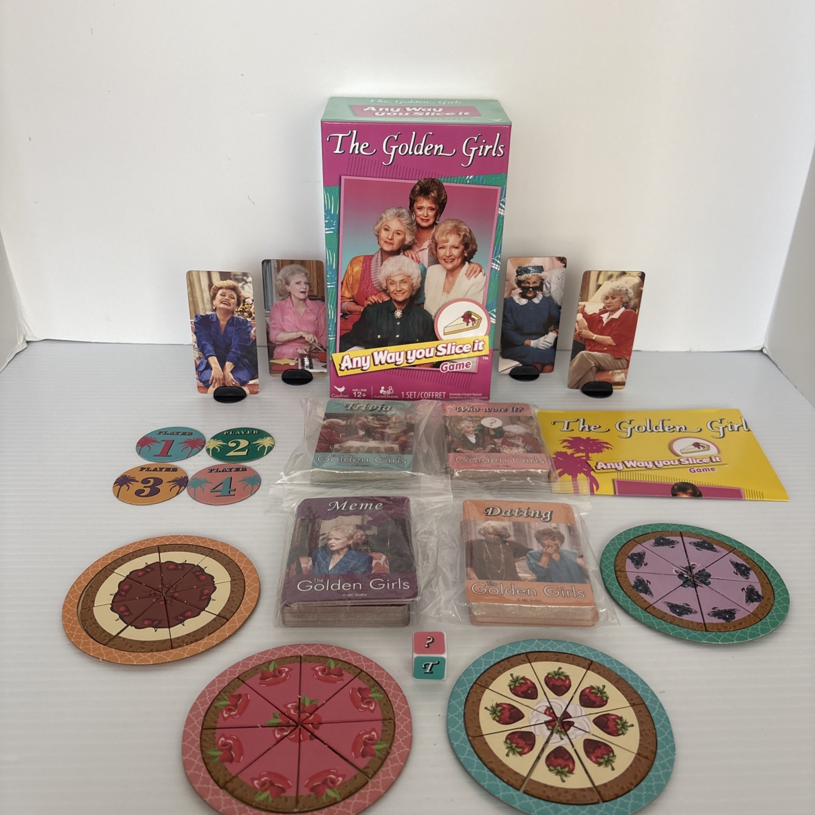 The Golden Girls Any Way You Slice It Trivia Game Cardinal Sophia Dorothy