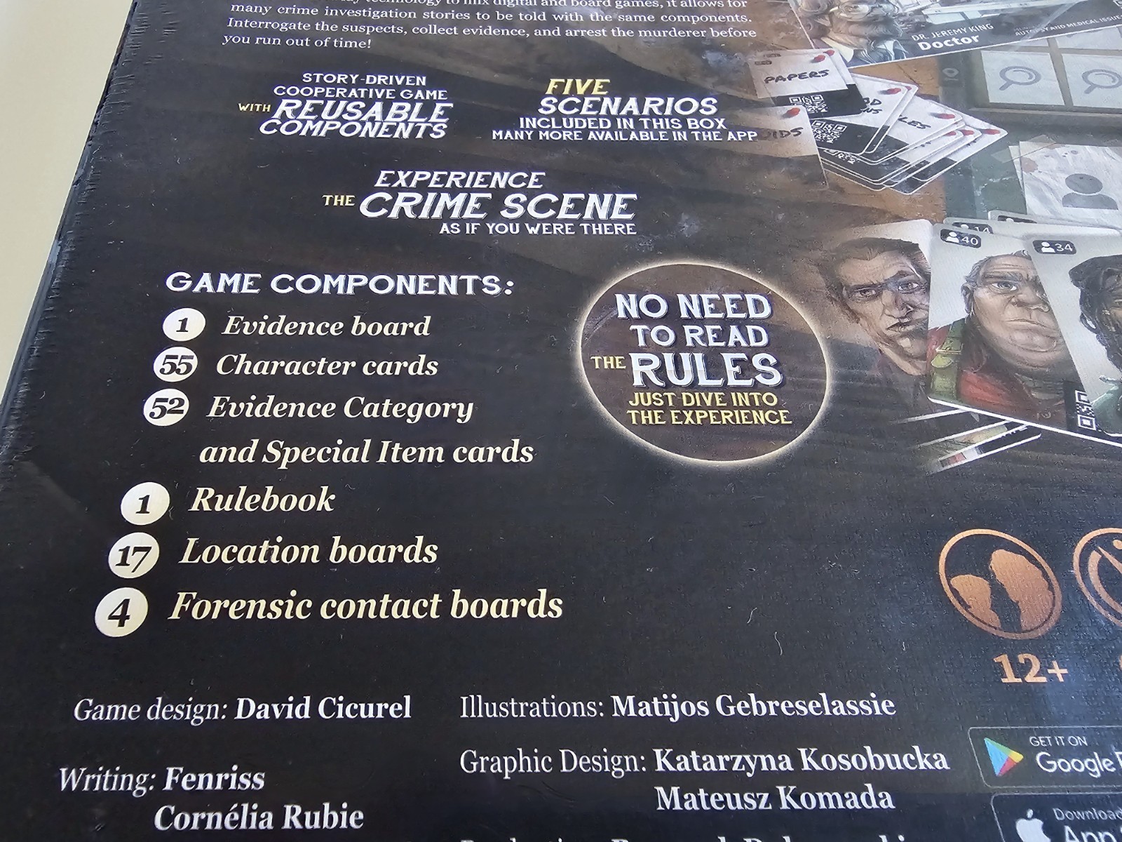 Chronicles of Crime Board Game By Lucky Duck Mystery