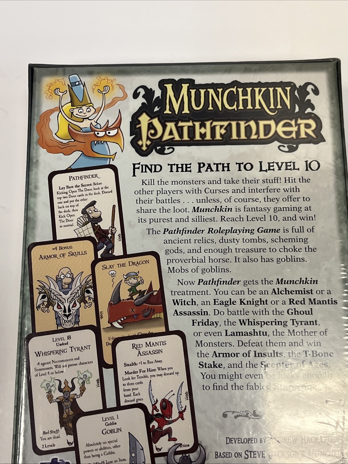 Munchkin Pathfinder Card Board Game Steve Jackson 2015 Fantasy Sealed NEW